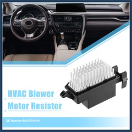 INFINAUTO HVAC Blower Motor Resistor AC Blower Control Fit for Dodge Dart Aero - Pack of 1 Black Stylish Design