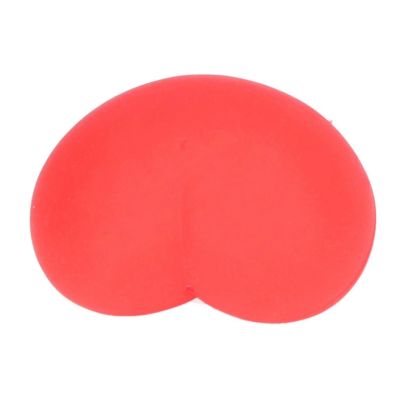 12 Pcs Heart Stress Toy Elastic Soft Simulation Rubber Red