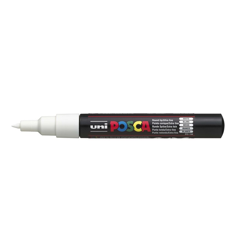POSCA PC-1M Extra Fine Marker - White