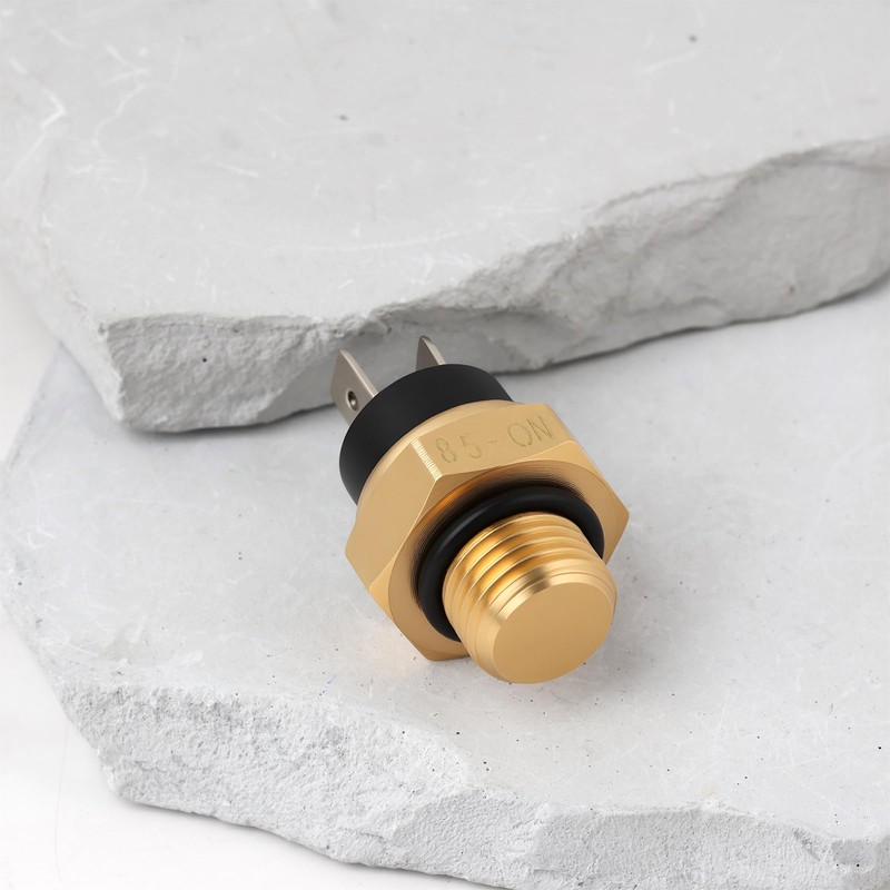 eMagTech Motorcycle 2-Pin Radiator Fan Switch Sensor M14 x 1.5