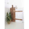 Mud Pie Wooded Square Board,White, 23 1/4" x 16 3/4"