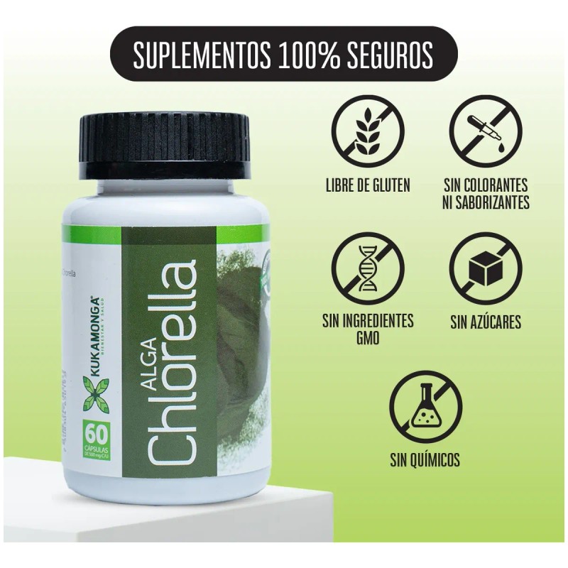 Sistema Inmune | Saludable Detox | Alga Chorella | 60