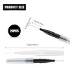 Pack of 20 Micro Eyebrow Brush, Multifunctional Eyebrow Brush, Micro