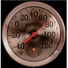 8" Metal Dial Thermometer/Hygrometer Oil Rubbed Bronze