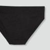 JAJU [JAJU] Women's Cotton Basic Hip Hugger Panty 3-Pack_Black