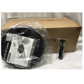 Therapist’s Choice Inflated Air-Filled Stability Balance Disc, Case of 10pcs, Plus 1 x 7" Hand Pump (Black)