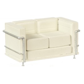 Dollhouse Miniature Le Corbusier (Modern Sofa) in Resin