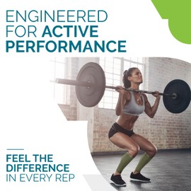 Run Forever Calf Compression Sleeves for Men and Women - Leg Compression Sleeve - Footless Compression Socks for runners