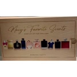 Assorted 11-Pc. Macy's Favorite Scents Fragrance Sampler For Him & Her Makes a Great Gift