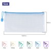 Tamaki 10 Pack Small Mesh Zipper Pouch Bags A6 Size