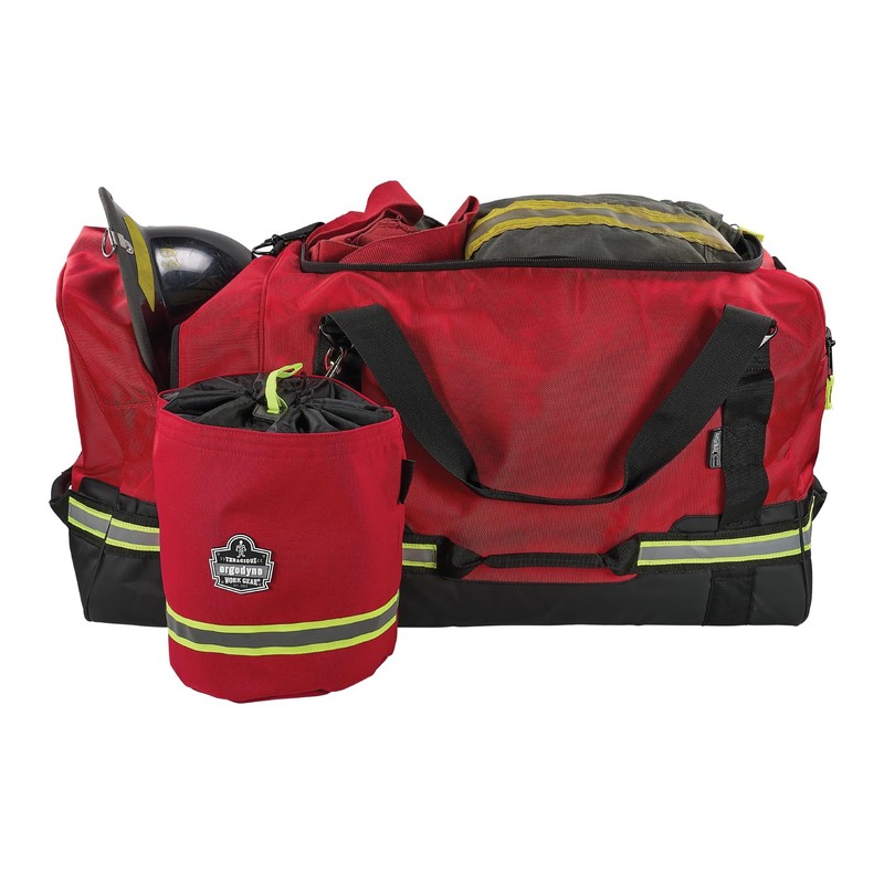 Ergodyne Firefighter Turnout Bag Work Gear 126L, Red