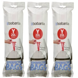 Brabantia Bin Liners 20 Litres (Y) (60 Pieces)