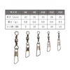Orurdo qb500178a01n0 Fishing Tackle Snaps with Snaps Set of 50