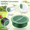 Meonum 4 Pack 6 in Round Drain Grate Covers, for