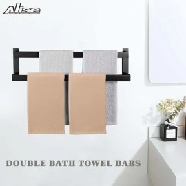 Alise 23.2 Pulgadas Double Bath Towel Bar / Rail Towel Rack
