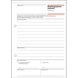 Sigel GB515 Entertaining Expense Evidence Double-Sided Printed A5 50 Blatt