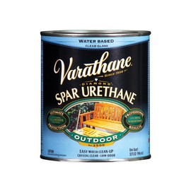 Outdoor Diamond Water Based Spar Urethane Gloss Wood Size: Quart