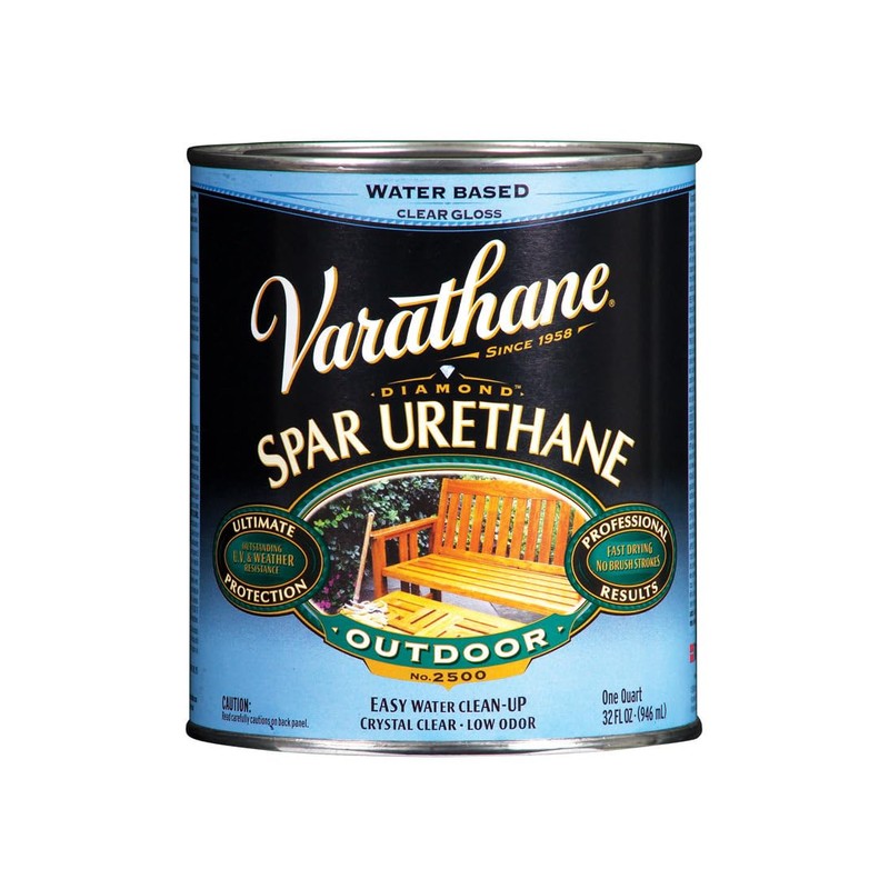 Outdoor Diamond Water Based Spar Urethane Gloss Wood Size: Quart