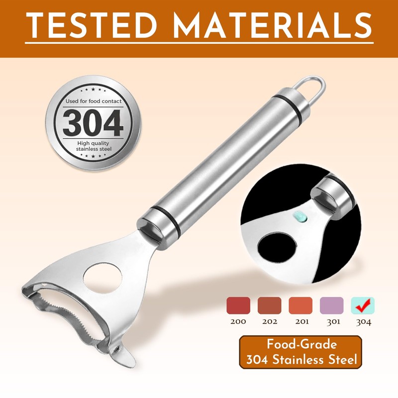 2Pcs Stainless Steel Corn Peeler & Kernel Remover Tool -