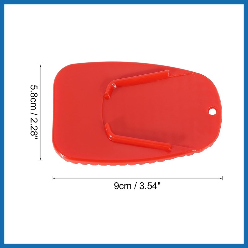 A ABSOPRO Motorbike Kickstand Pad Support Pad Side Stand Extension