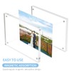 Sezanrpt Acrylic Photo Frames 3.5x5 Pack of 3, Double Side