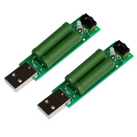 WANGCL USB Load Tester 5V1A/2A Switchable Load Tester for USB Power Meter Testing Charging Power