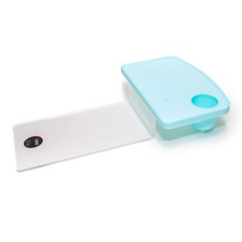 Liddle Bed Shelf Z Bracket with Mint Silicone Top - Modern Innovations Bedside Shelf for Bed - Floating Shelf with Non-Slip Surface for Nightstand Essentials - Easy Install Bedside Organizer