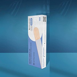 Nail File Disposable White Staleks PRO papmAm Files on a Wooden Base DWCE-22 Expert 22 100/150/ 180/240 grit (25 pcs) Manicure Pedicure Shellac NAI Salon (100 grit)