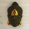 Carved Wood Buddha Mask | Buddha wall mask hanging wall
