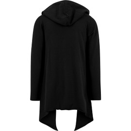 Urban Classics Men's Long Hooded Open Edge Cardigan - Regular Fit 3xl