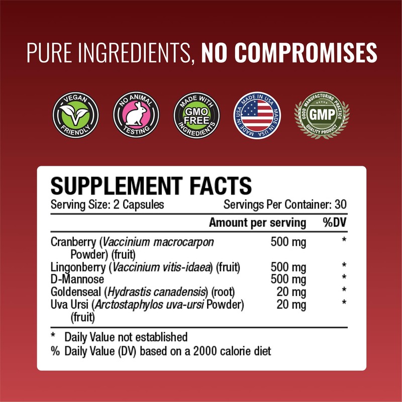 Approve Science® Uritrac™ - UTI Support - Cranberry, D-Mannose, Lingonberry