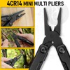 BIBURY Mini Multitool Pliers BI2051AB, Mini EDC Multi Tool with