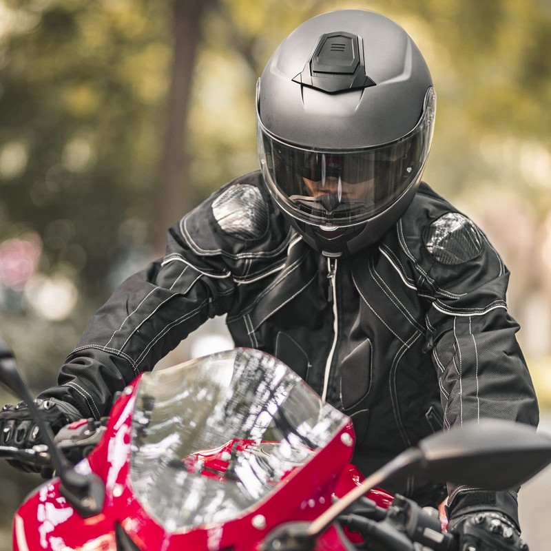 ILM ECE22.06 Model 159 Flip-Up Motorcycle Helmet Full-Face Helmet Double