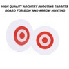 Arrow Targets EVA Foam Round Target for Archery Shooting, White,