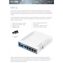 MikroTik New hAP ac RB962UIGS-5HAC