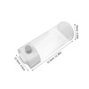 ULTECHNOVO Punch Laundry Beads Holder Capacity Transparent Sub Box for
