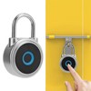 GS50F Smart Padlock IP65 Waterproof USB Charging Pure Fingerprint Luggage