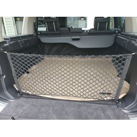 EACCESSORIES EA Trunk Organizer Cargo Net for Land Rover LR4 LR3 2005-2016–Envelope Style Cargo Net for SUV-Premium Mesh Car Trunk Organizer Vehicle Carrier Storage–Compatible with Land Rover LR4 LR3