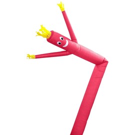 Skyerz Wacky Waving Inflatable Tube Man. Arm Flailing Advertising Sky Air Puppet - 20 Feet, Pink (Blower Not Included)
