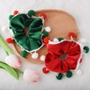 Christmas Hair Accessories Ponytail Holders for Women Girls Green Red