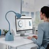 EJIAXIN Gooseneck Desk Lamp 360 LED Flexible Reading Light for
