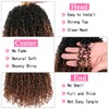 Leeven 8 Packs Pre-looped Yanky Twists Crochet Braids 12 Inch