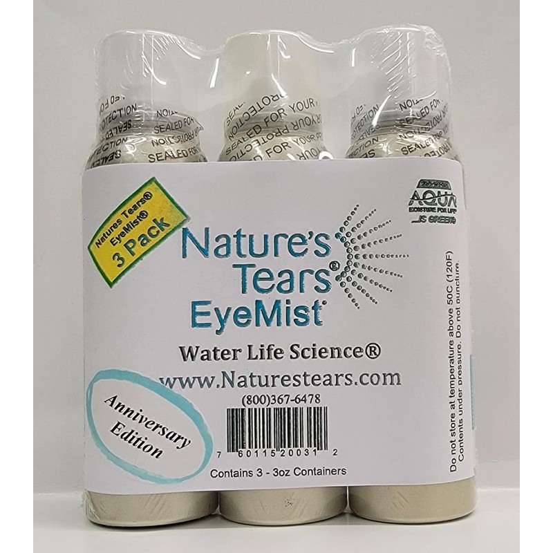 Bio-Logic Aqua Natures Tears 3oz - 3 Pack
