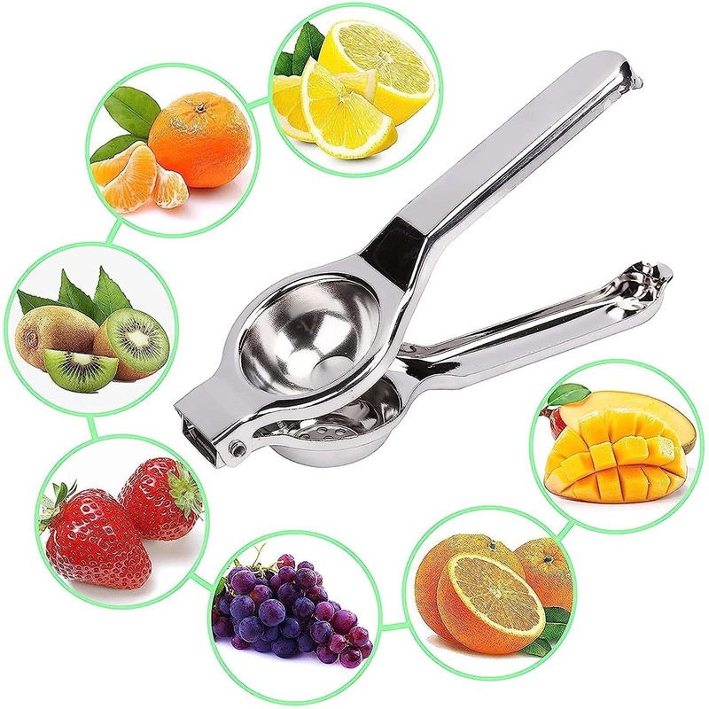 CHEFKIT Premium Lemon Squeezer | Heavy-Duty Manual Citrus Juicer |