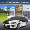 X AUTOHAUX Car Cover Outdoor Waterproof Sun Rain Snow Hail