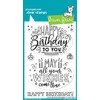 Lawn Fawn LF2599 Giant Birthday Message Stamp Set - Clear