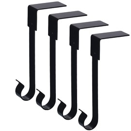 Pack of 4 Christmas Stocking Hook Holder, Metal Santa Boot Holder, Hooks for Christmas Socks with Protective Pad, Christmas Stocking Holder, Fireplace Table Holder for Coat, Fireplace, Christmas, New