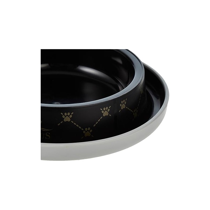 Moderna Products Plato para Gato -Trendy Dinner Luxurious Pet Negro