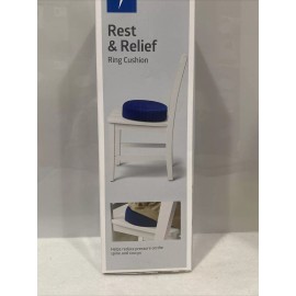 Medline Foam Ring w/ Washable Cover Seat Chair Cushion Rest & Relief  *NEW*