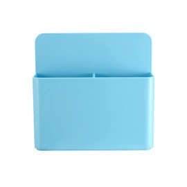 luvtree Blue Strong Magnetic Marker Holder/Dry Erase Pen Holder - Storage for Dry Erase Marker, Eraser, Bottle Opener, Remote Controls, Notes - Ideal for Magnetic Board, Fridge Door, and Locker